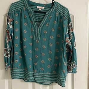 Knox Rose green blouse